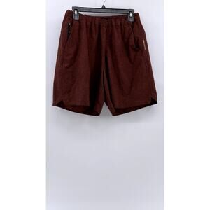 REI Men's Burgundy Drawstring Swim Trunks SZ L